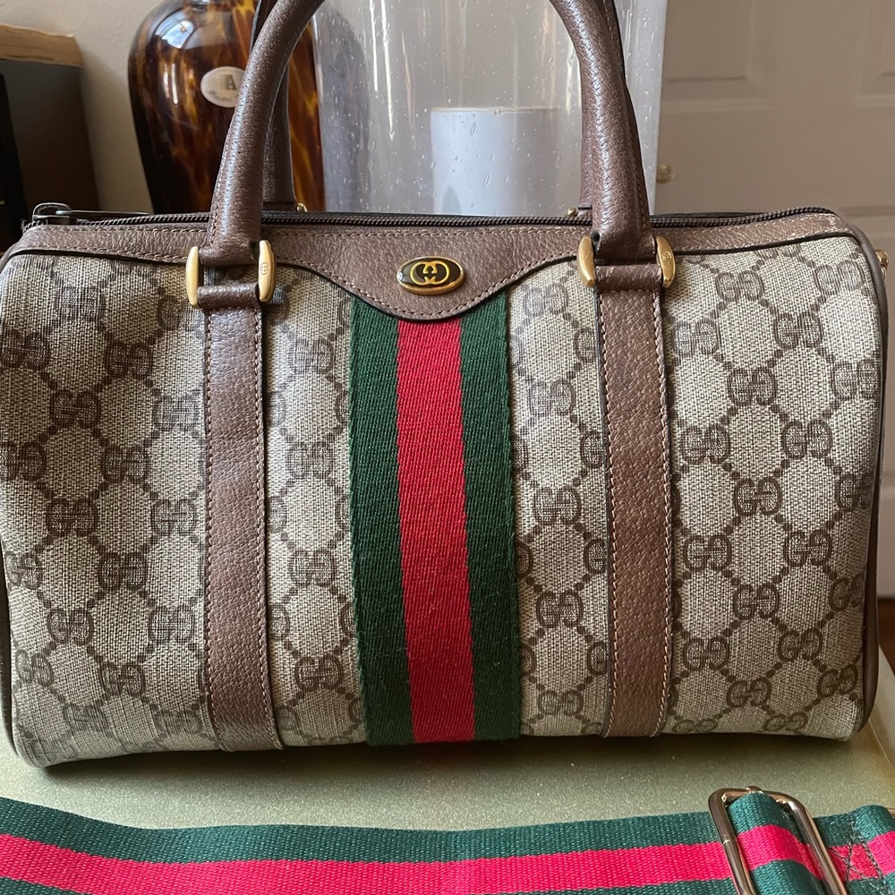 Vintage Gucci Ophidia Boston Bag